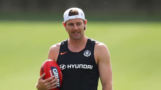 Sam Docherty is due to return for Carlton after two years on the sidelines.