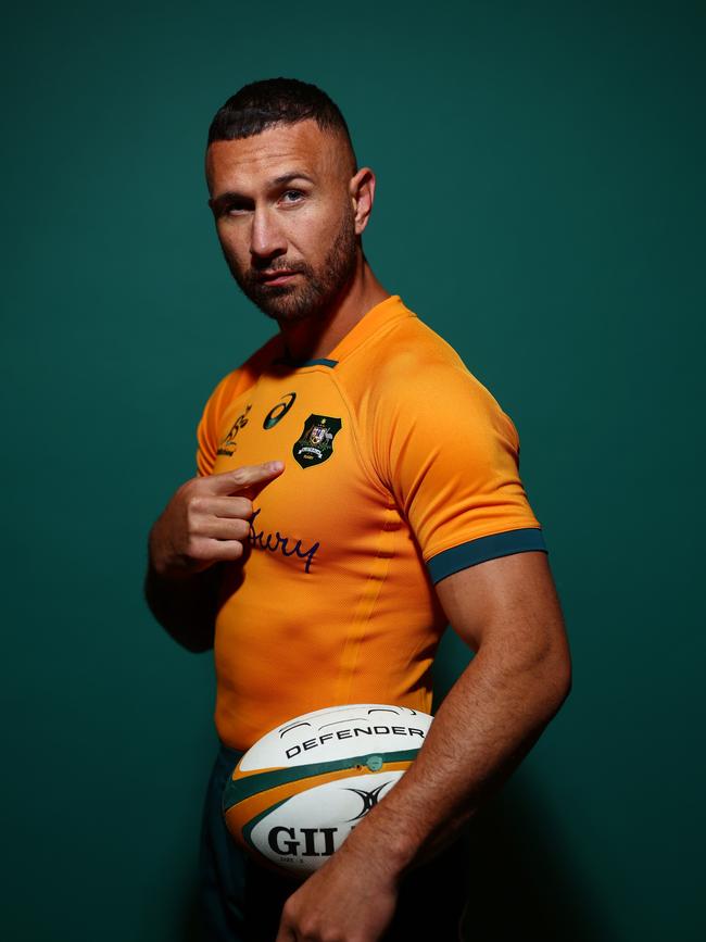 Quade Cooper believes the Wallabies have major marketing personality issues. Picture: Chris Hyde/Getty Images