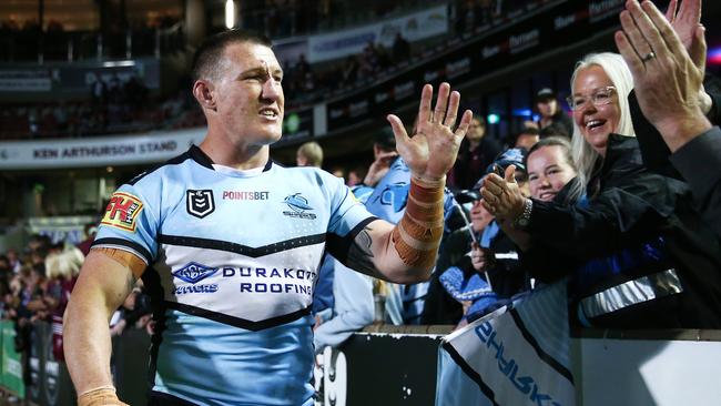 Paul Gallen. It’s finally over, Queenslanders. Picture: AAP Image/Brendon Thorne