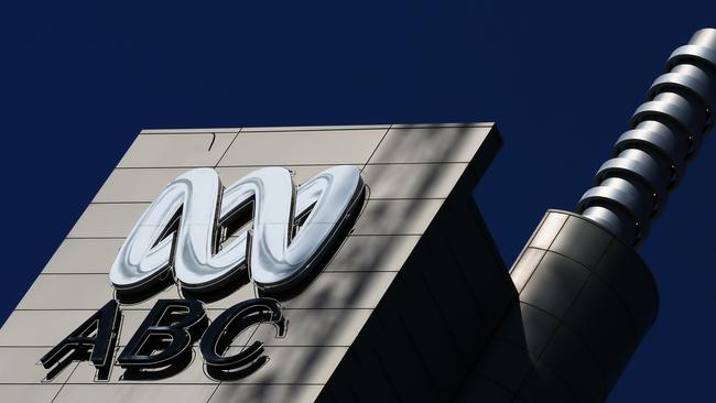 Signage is seen at the ABC offices in Ultimo, Sydney, Tuesday, June 11, 2019. The ABC is considering a legal challenge after federal police raided the public broadcaster's Sydney offices last week. (AAP Image/Danny Casey) NO ARCHIVING