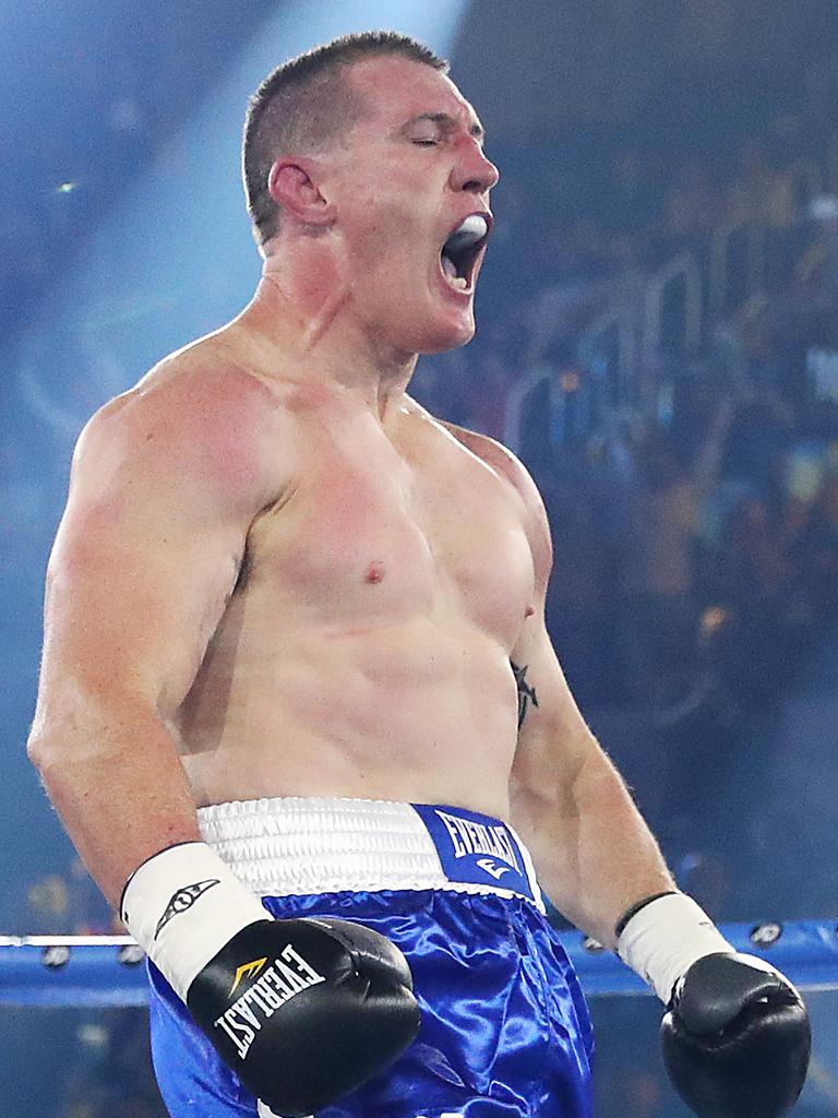 Paul Gallen enjoyed this one. (Photo by Mark Metcalfe/Getty Images)