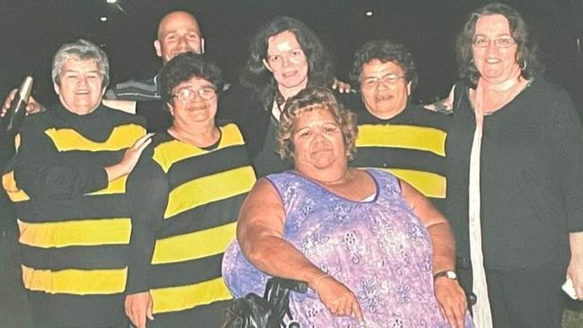 Gumbaynggirr and Djangadi elder Bev Donovan, front, at age 50. Picture: Supplied