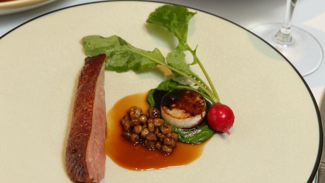 Gladioli’s duck with turnip. Pictures: Andrew Tauber