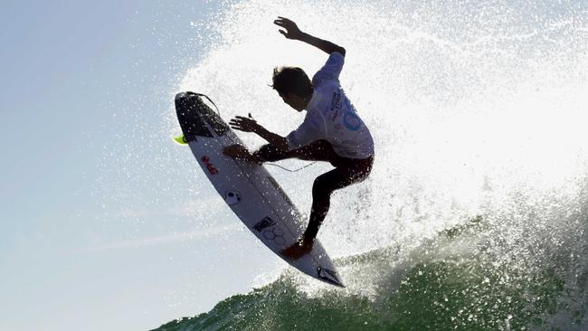 Occy Gromfest surfing contest at Duranbah Beach - Harley Ross-Webster.