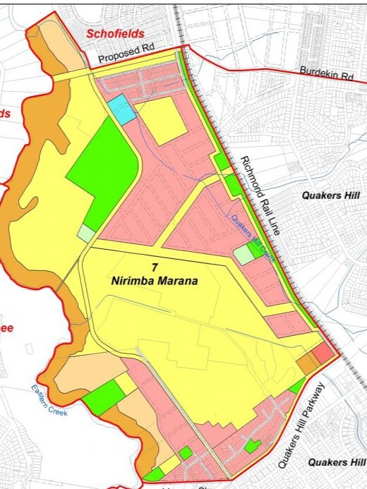 Proposed suburb name change for the existing suburb of Schofields.