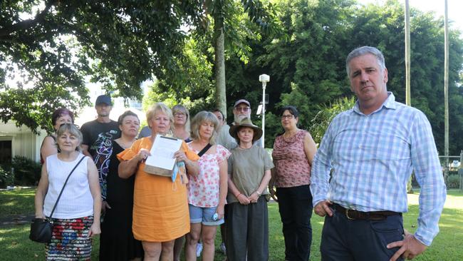 Opposition police spokesman Dale Last and principal petitioner Perri Conti in Cairns last month to kick off a petition calling for an open inquiry into the child safety and juvenile justice system of Far North Queensland. Picture: Peter Carruthers