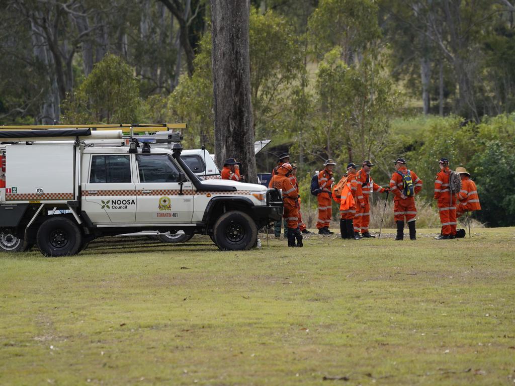 Police are conducting a search and rescue operation at Ficks Crossing in their efforts to find missing 27-year-old Murgon man Jack McLennan, who was last seen Friday, October 4, 2024. Photo: Andrew Hedgman.