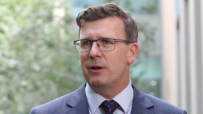 Acting Immigration Minister Alan Tudge says Kangaroo Point refugee protesters are being “selfish and irresponsible”. Picture: Kym Smith