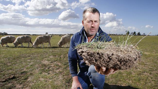 Hamilton Gerrand is hoping for soaking rain to ease the dry spell in Victoria’s east. Picture: David Caird