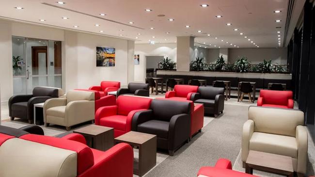 The Melbourne lounge is on another level... and not in a good way. Picture: Melbourne Airport