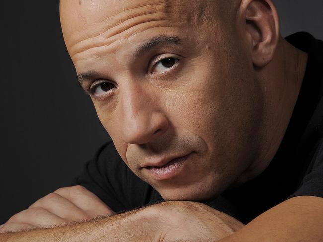 In this Tuesday, Aug. 20, 2013 photo, actor Vin Diesel poses for a portrait at NBC Universal in Universal City, Calif. (Photo by Chris Pizzello/Invision/AP)