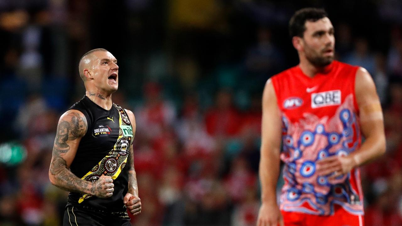 Dustin Martin has been linked with a move to Sydney.