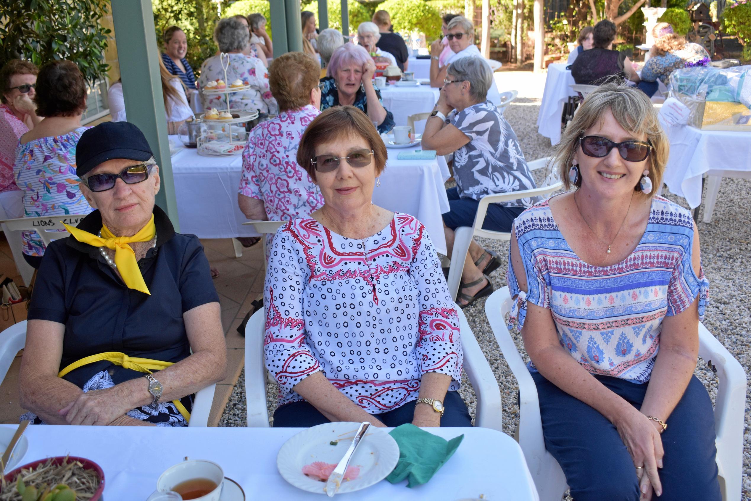 Betty ASpinall, Robyn Waldron and Judy Reardon. Picture: Jorja McDonnell