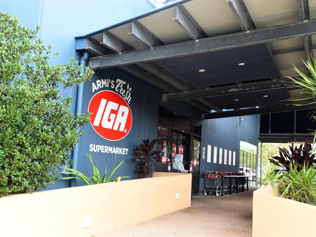 Mr Barrett removes the commercial rubbish from Magnet Island’s IGA.