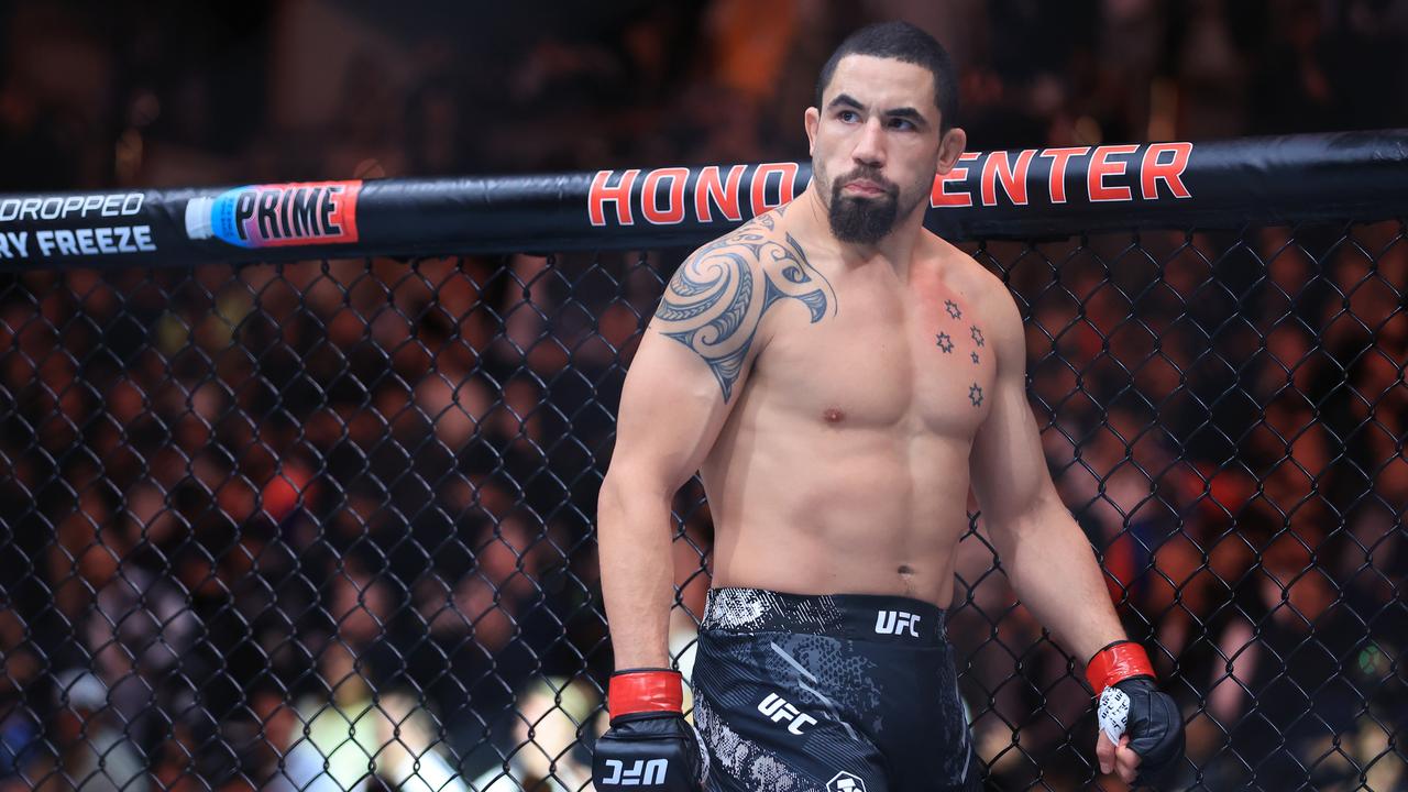 Whittaker needed just 109 seconds to beat Aliskerov. (Photo by Sean M. Haffey/Getty Images)