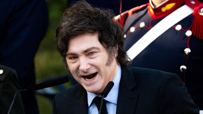 Javier Milei, Argentina's president, has implemented radical free-market reforms, reducing inflation and government spending. He supports a pro-American foreign policy, privatisation of healthcare, and socially conservative policies. Picture: Getty