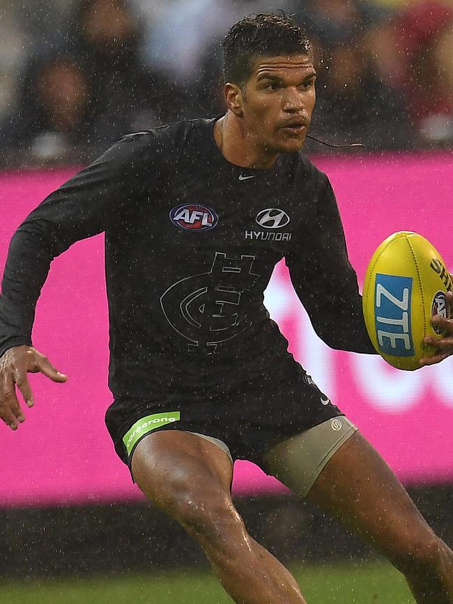 Sam Petrevski-Seton in action for Carlton.