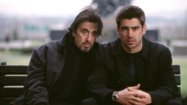 With Al Pacino in The Recruit, 2003.