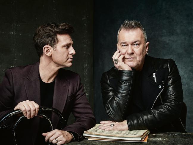 ***EMBARGOED FOR STELLAR, ISSUE SEPTEMBER 11, 2016*** ONE TIME USE ONLY *** JIMMY BARNES & DAVID CAMPBELL Photographer: Steven Chee