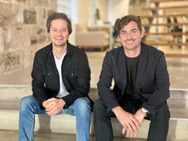 Dovetail co-founders Ash Fogelberg and Nick Frandsen. Source: Supplied.