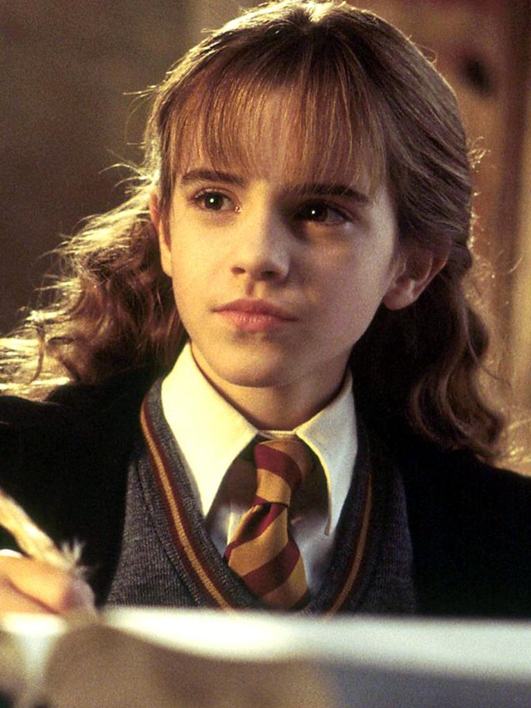 Emma Watson as Hermione Granger in 2002. Picture: Supplied