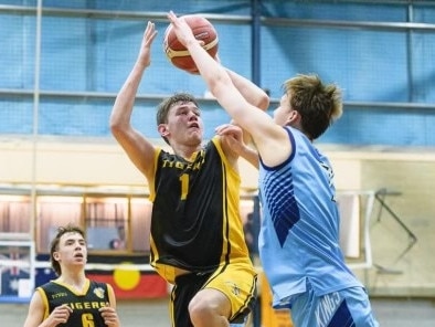 Jacob Furphy playing for Burnie Tigers. Picture: Basketball Tasmania