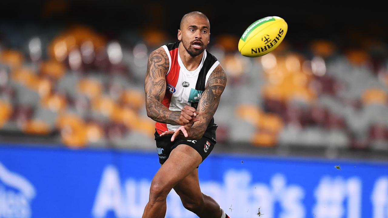 St Kilda should try moving Brad Hill up the ground. Picture: Getty Images