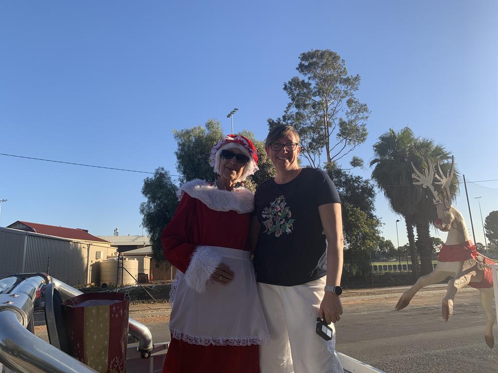 Maxine Bowden and Lyndall White from the pageant committee were excited to see all their hard work paying off. Picture: Isaac Selby