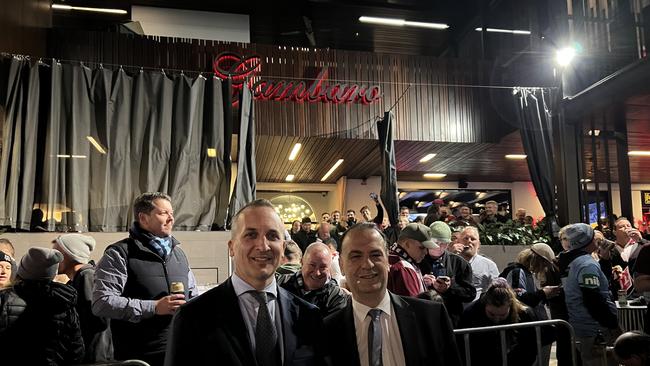 V’landys and Andrew Abdo came under fire after the NRL purchased Gambaros hotel and restaurant, but are adamant the investment is paying dividends.