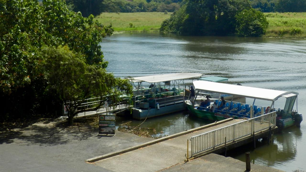 Daintree Village jetty before the flood. Picture: Supplied