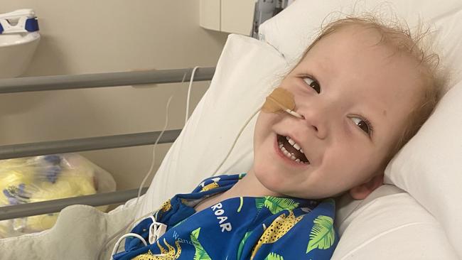 Liam Ewart is fighting Stage 3 high-risk neuroblastoma.