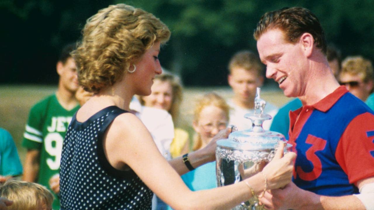 Princess Diana with James Hewitt. Picture: Supplied/Seven