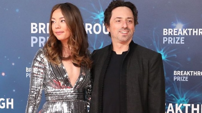 Sergey Brin and his former wife, Nicole Shanahan.