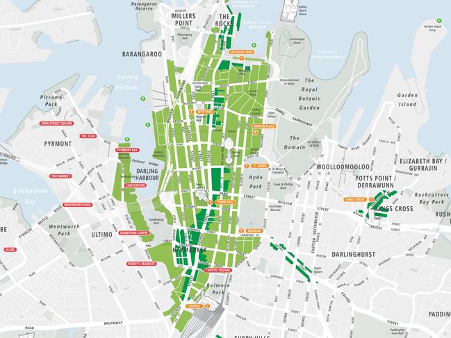 A map of the proposed 24-hour zone in the CBD.