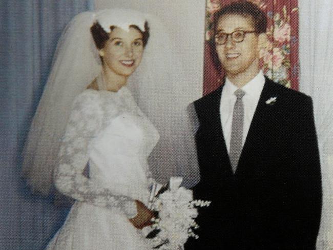 Frank Costa married Shirley in 1960 and they had eight daughters. Picture: Supplied