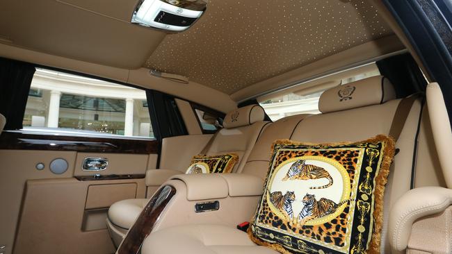 Two Bespoke Rolls Royce vehicles were made for Palazzo Versace for their 15th birthday. Picture Glenn Hampson