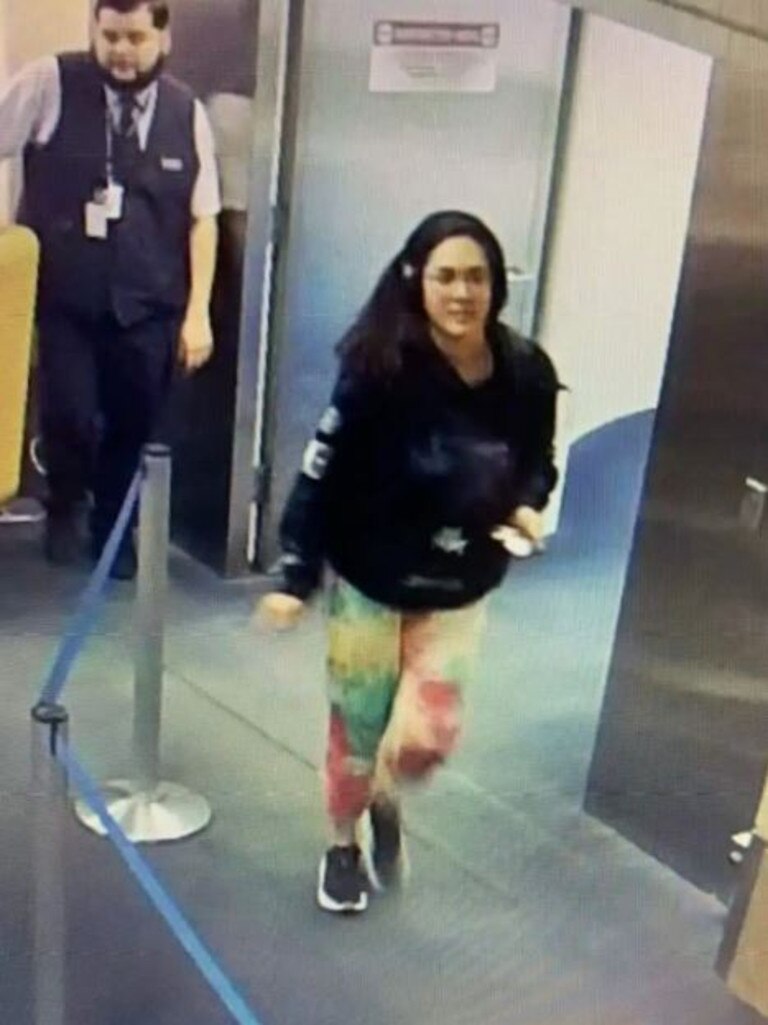 Hannah missed that flight 42 minutes later despite surveillance footage indicating she landed at LAX.