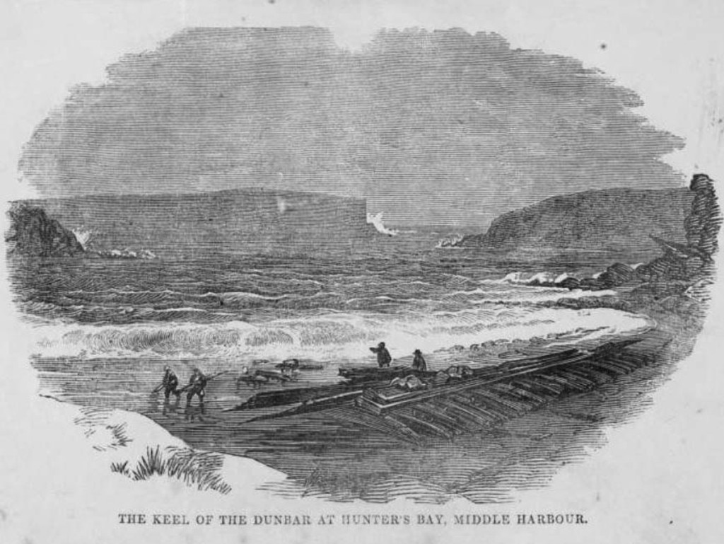 The wreck of the Dunbar 165 years ago with the loss of 121 lives shocked  Sydney | Daily Telegraph