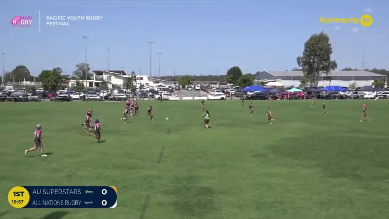 Replay: AU Superstars v Nations United NQ (U18 girls) - 2024 Pacific Youth Rugby Festival Day 2