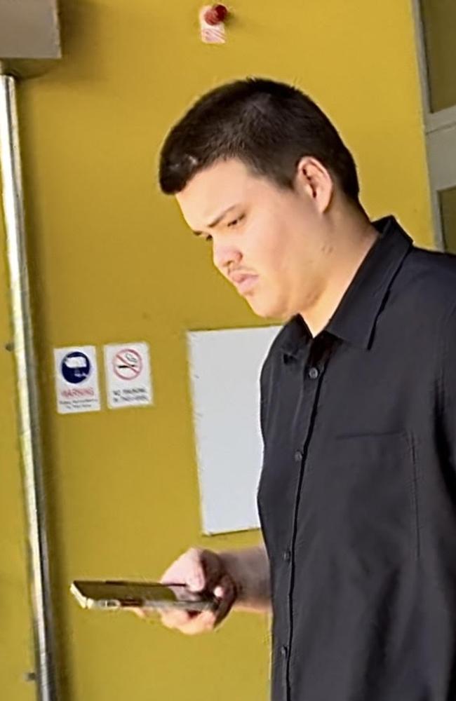 Samuel Stephen Pekaj, 20, leaving Caloundra Magistrates Courthouse.