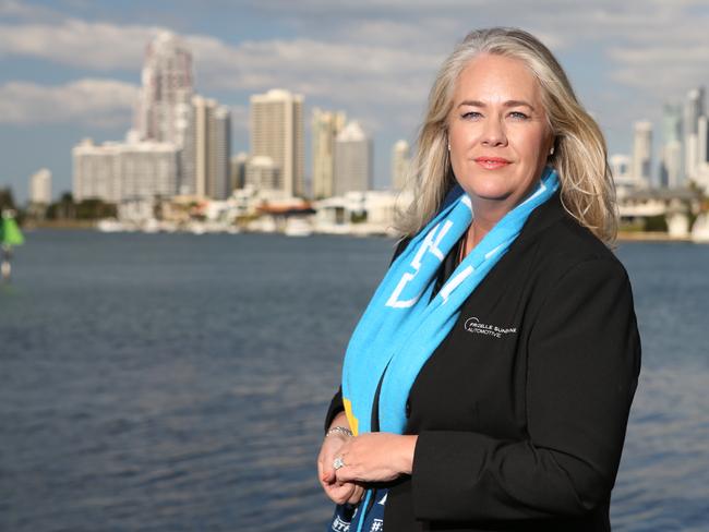 Gold Coast Titans owner Rebecca Frizelle. Picture Glenn Hampson