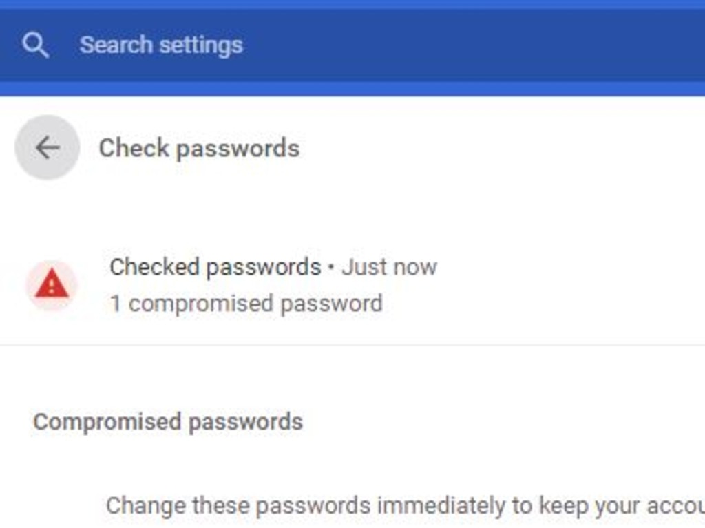 The feature can also check which of your passwords have already been leaked.