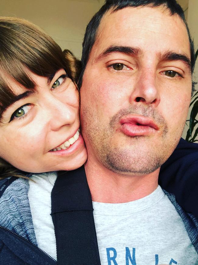 Natalie and Travis met as teens in Adelaide before rekindling their romance as adults almost two decades later. Picture: Supplied