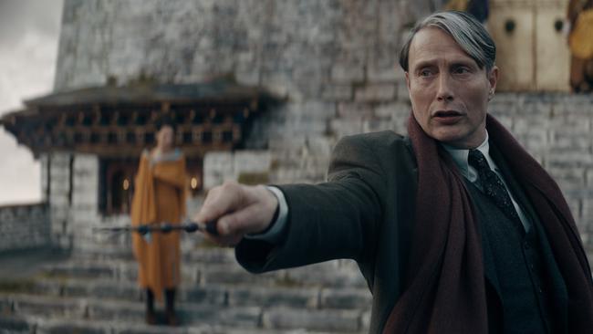 Mads Mikkelsen in Fantastic Beasts: The Secrets of Dumbledore