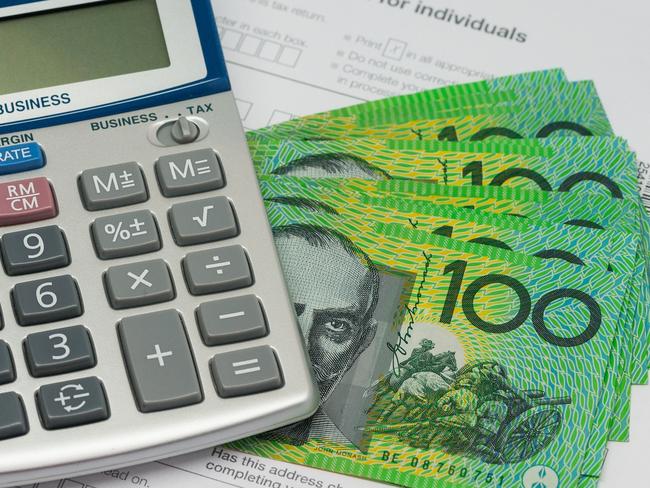 Finance and Wealth, Australian Currency and Calculator