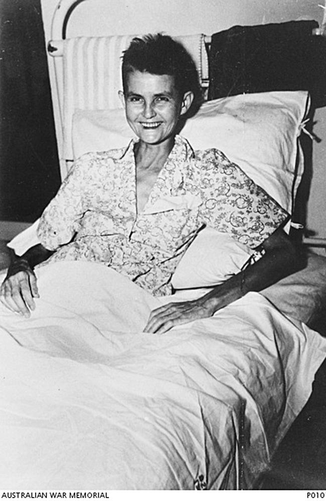 POW Sister Eileen Short following her release.