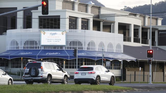 Cairns Regional Council took issue with the light intensity of the digital advertising device and its position, facing towards the traffic lights heading west on Anderson Street. Picture: Brendan Radke