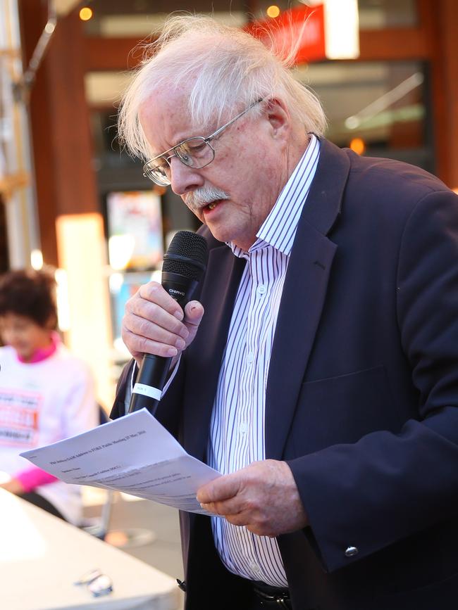 Phil Jenkyn led the anti-amalgamation fight for Hunters Hill.