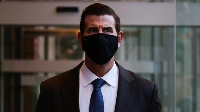 Ben Roberts-Smith leaves the Federal Court in Sydney last month. Picture: Gaye Gerard