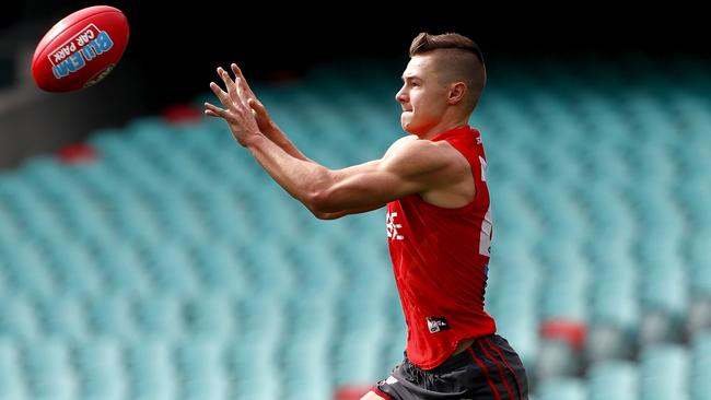 Ben Ronke at Sydney training.